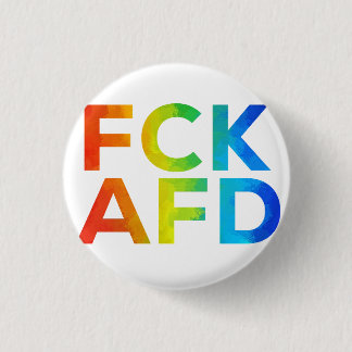 Fck AFD ohne Rahmen Ronde Button 3,2 Cm