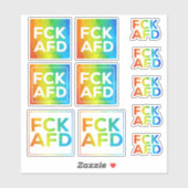 FCK AFD Stickersheet Regenbogen Sticker (Vel)