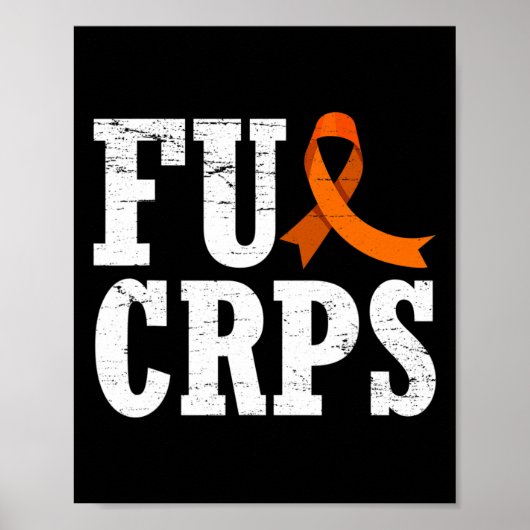 FCK CRPS Warrior-supporter RSD CRPS Awareness Poster (Voorkant)