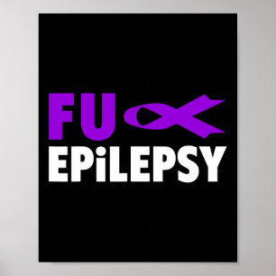 FCK Epilepsie - Bewustzijn van Paarse dagen bij ep Poster