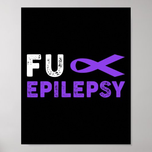 FCK Epilepsie Bewustzijnsondersteuning Overlevende Poster (Voorkant)