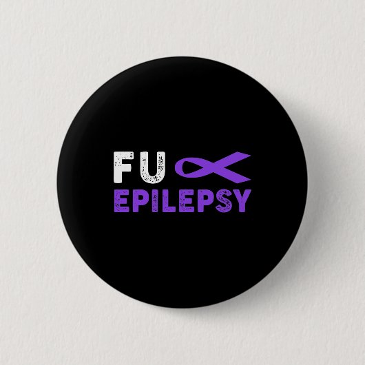 FCK Epilepsie Bewustzijnsondersteuning Overlevende Ronde Button 5,7 Cm (Voorkant)