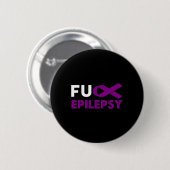 FCK Epilepsie Bewustzijnsondersteuning Overlevings Ronde Button 5,7 Cm (Voorkant /achterkant)