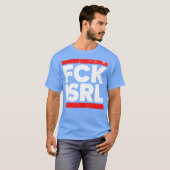 FCK ISRL Bold Protest Resistance Typografie T-shirt (Voorkant volledig)