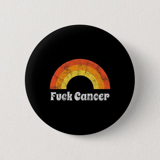 FCK Kanker Borstkanker Bewustzijnscadeau ontsteld Ronde Button 5,7 Cm (Voorkant)