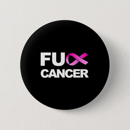 FCK Kanker - FCK borstkankerbewustzijn Ronde Button 5,7 Cm (Voorkant)