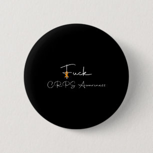 FCK Kanker Oranje Ribbon Fun CRPS Bewustzijn Ronde Button 5,7 Cm