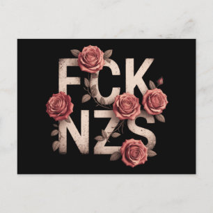 FCK NZS Bloemig Tegen Rechts Geen Nazi's Lgbtq+ Briefkaart