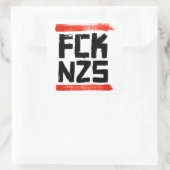 FCK NZS VIERKANTE STICKER (Tas)