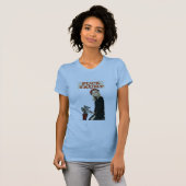 Fck trump baby blue t-shirt (Voorkant volledig)