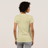 Fck trump crème t-shirt (Achterkant volledig)