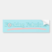 Fcking Prachtige Bumpersticker (Voorkant)