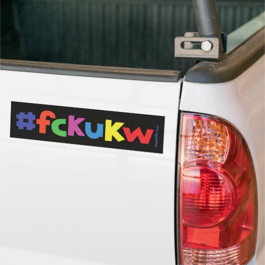 #fckukw bummer sticker (Op Truck)