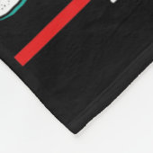 FCS leraar skelet Halloween familie en consument Fleece Deken (Hoek)