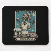 FCS leraar skelet Halloween familie en consument Muismat (Voorkant)