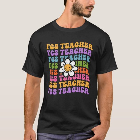 FCS-leraar terug naar school Eerste dag van de sch T-shirt (Voorkant)