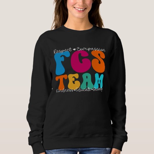 FCS Team Waarderingsweek Terug naar school Trui (Voorkant)