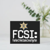 FCSI: Onderzoek naar de scène van de mode Crime Briefkaart (Staand voorkant)