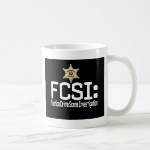 FCSI: Onderzoek naar de scène van de mode Crime Koffiemok