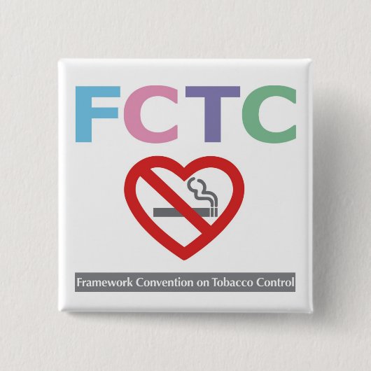 FCTC_badge Vierkante Button 5,1 Cm (Voorkant)