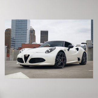 FCTC watermerkvrij poster - Alfa Romeo 4C