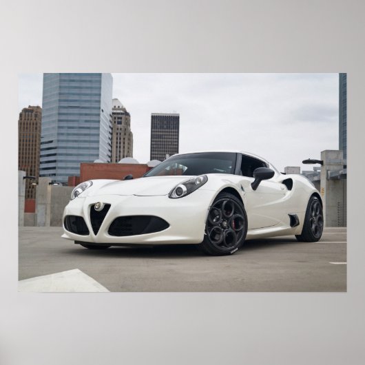 FCTC watermerkvrij poster - Alfa Romeo 4C (Voorkant)
