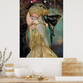 *~* FD2 13 Nouveau Fantasy ETHERISCH Droomachtig Poster (Keuken)