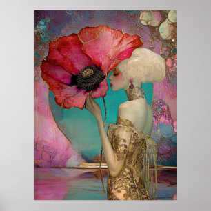 *~* FD2 18 Nouveau Fantasie Ethische Droomachtige Poster