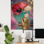 *~* FD2 18 Nouveau Fantasy Ethereal Dreamlike Post Poster (Thuiskantoor)