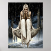 FD2 32 Enchanted Crescent Moon Goddess Poster (Voorkant)