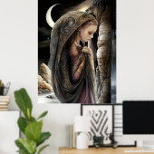 FD2 Betoverde Halvemaan Godin 10 Poster (Thuiskantoor)