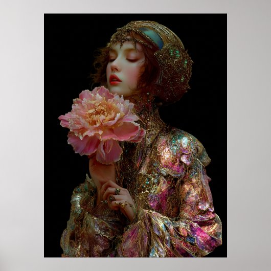 - FD2 Betoverende Fantasie Droom Muse 3 Iriserend  Poster (Voorkant)