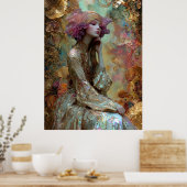 - FD2 Betoverende Fantasie Droom Muse Iriserend 23 Poster (Keuken)
