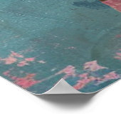 *~* FD2 Bold Tropische Zwarte Vrouw Bun 14 Poster (Hoek)