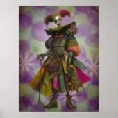 FD2 Circus Clown Art 10  Retro Carnaval kunst Poster (Voorkant)