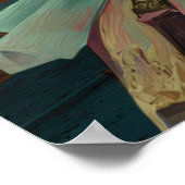 FD2 Circus Clown Art 13  Retro Carnaval kunst Poster (Hoek)