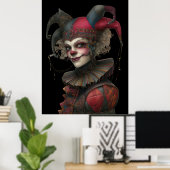 FD2 Circus Clown Art 17 Retro Carnaval Poster (Thuiskantoor)