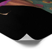 FD2 Circus Clown Art 18  Retro Carnaval Poster (Hoek)