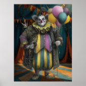 FD2 Circus Clown Art 5  Retro Carnaval Poster (Voorkant)