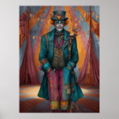 FD2 Circus Clown Art 7  Retro Carnaval kunst Poster (Voorkant)