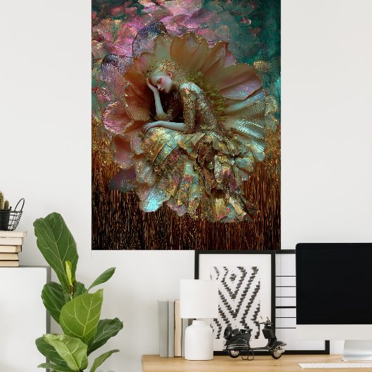 - FD2 Dreamy Enchanting Fantasy Muse Iridescent 11 Poster (Thuiskantoor)