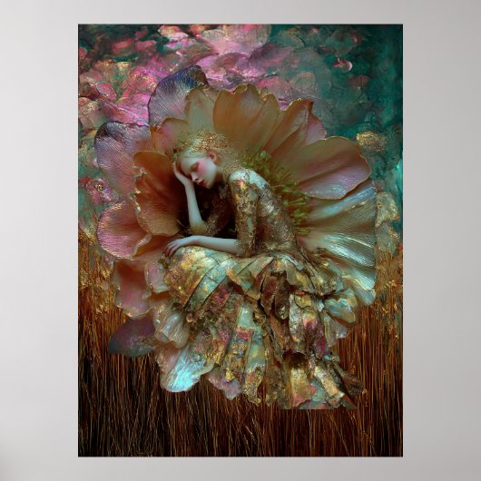 - FD2 Dreamy Enchanting Fantasy Muse Iridescent 11 Poster (Voorkant)