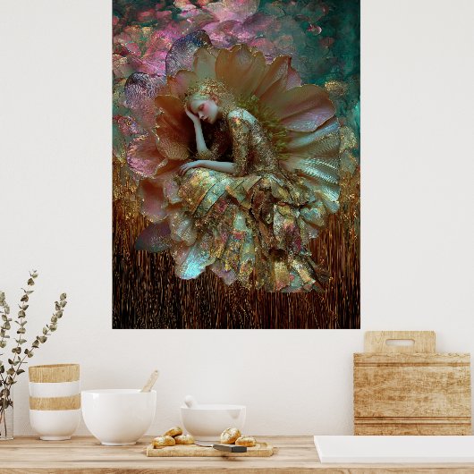 - FD2 Dreamy Enchanting Fantasy Muse Iridescent 11 Poster (Keuken)