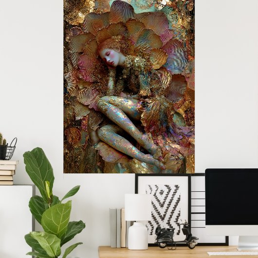 - FD2 Dreamy Enchanting Fantasy Muse Iridescent 9 Poster (Thuiskantoor)