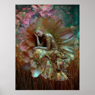 - FD2 Droomachtig Betoverende Fantasy Muze Iridisc Poster