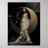 FD2 Enchanted 15  Crescent Moon Goddess Poster (Voorkant)