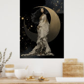FD2 Enchanted 15  Crescent Moon Goddess Poster (Keuken)