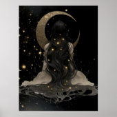 FD2 Enchanted 21  Crescent Moon Goddess Poster (Voorkant)