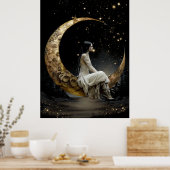 FD2 Enchanted 2 Crescent Moon Goddess Poster (Keuken)