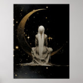 FD2 Enchanted 3 Crescent Moon Goddess Poster (Voorkant)